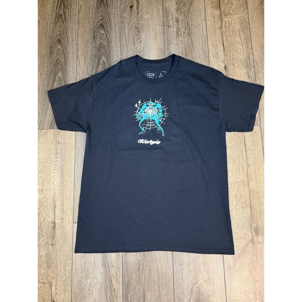 CV Los Angeles Marvel Venom Graphic T-Shirt Black Large Streetwear Comic Tee